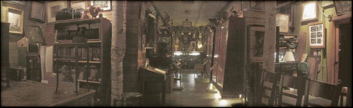 The main exhibition space and research areas of the Museum as they appeared in 2007.