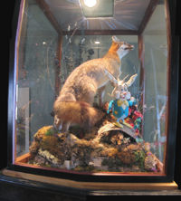 The Happy Family or Fox and Rabbit. Both trickers and shape-shifter transgressors.