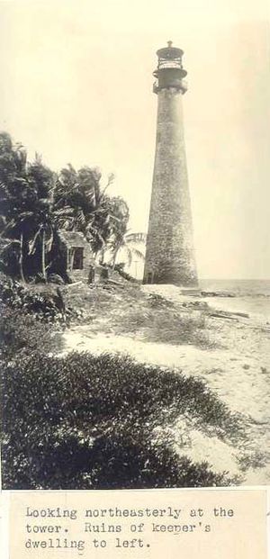 Cape Florida lighthouse Key Biscayne 1923.jpg